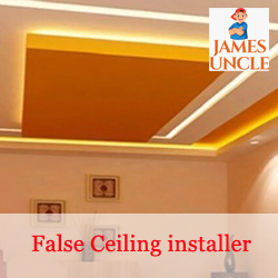 False Ceiling installer Mr. Asish Ghosh in Bengal Enamel
